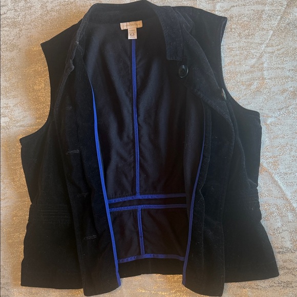 Charter Club Black Sleeveless Vest - Picture 3 of 7